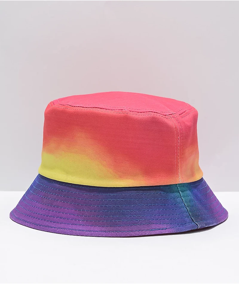 The Phluid Project Rainbow Tie Dye Bucket Hat