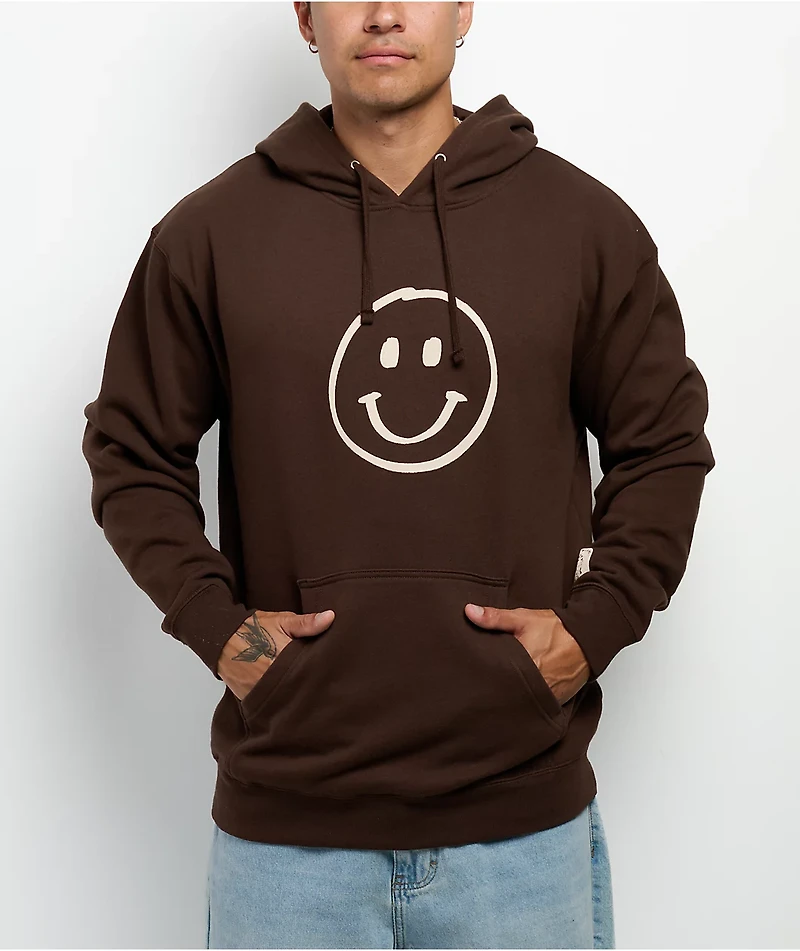 Theo Von Be Good To Yourself Brown Hoodie