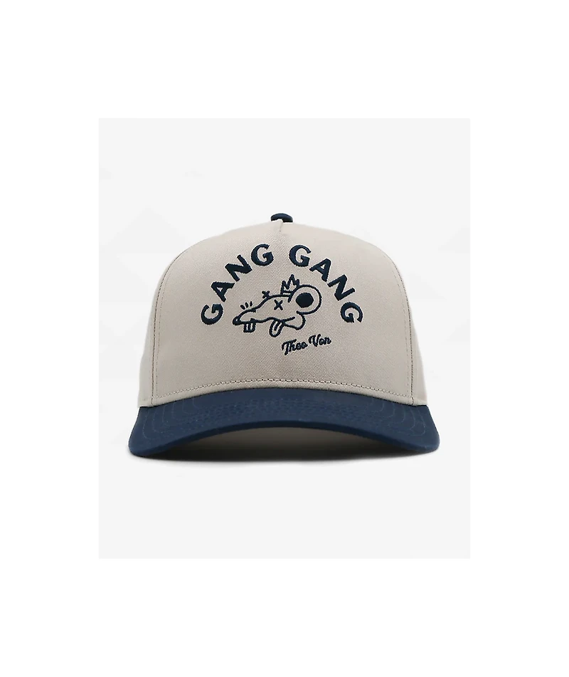 Theo Von Gang Gang Cream & Navy Snapback Hat