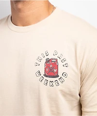 Theo Von Out Of Gas Tan T-Shirt