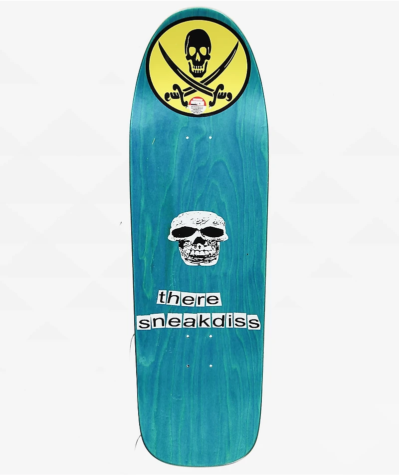 There x Sneakdiss Pirate Ship To The Inferno 9.75" Skateboard Deck