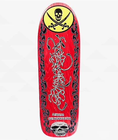 There x Sneakdiss Pirate Ship To The Inferno 9.75" Skateboard Deck