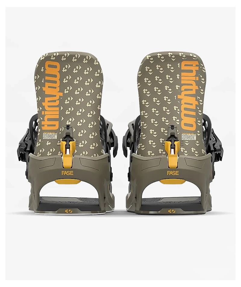 ThirtyTwo Bradshaw T32M Fase® Black Snowboard Bindings 2026