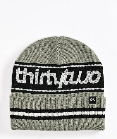 ThirtyTwo Double Black & Grey Beanie