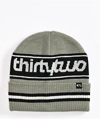 ThirtyTwo Double Black & Grey Beanie