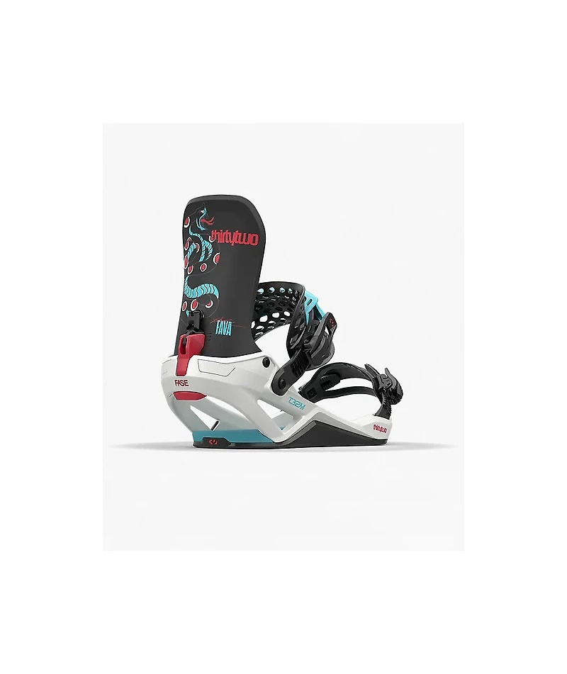 ThirtyTwo Fava T32M Fase® White Snowboard Bindings 2026