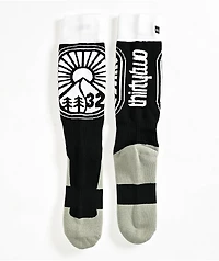 ThirtyTwo Halo Black & White Snowboard Socks