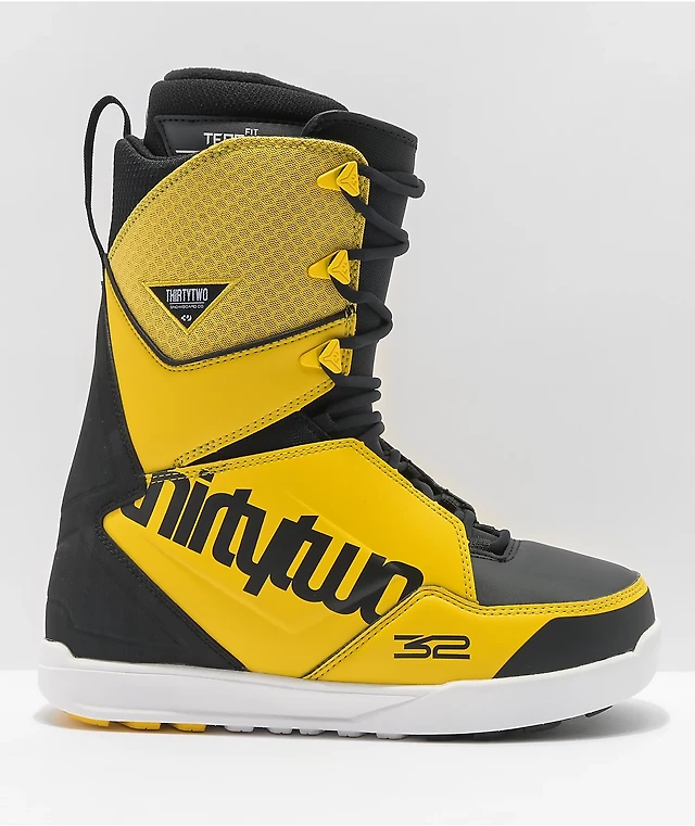 ThirtyTwo Lashed Black Yellow Snowboard Boots 2021 MainPlace Mall