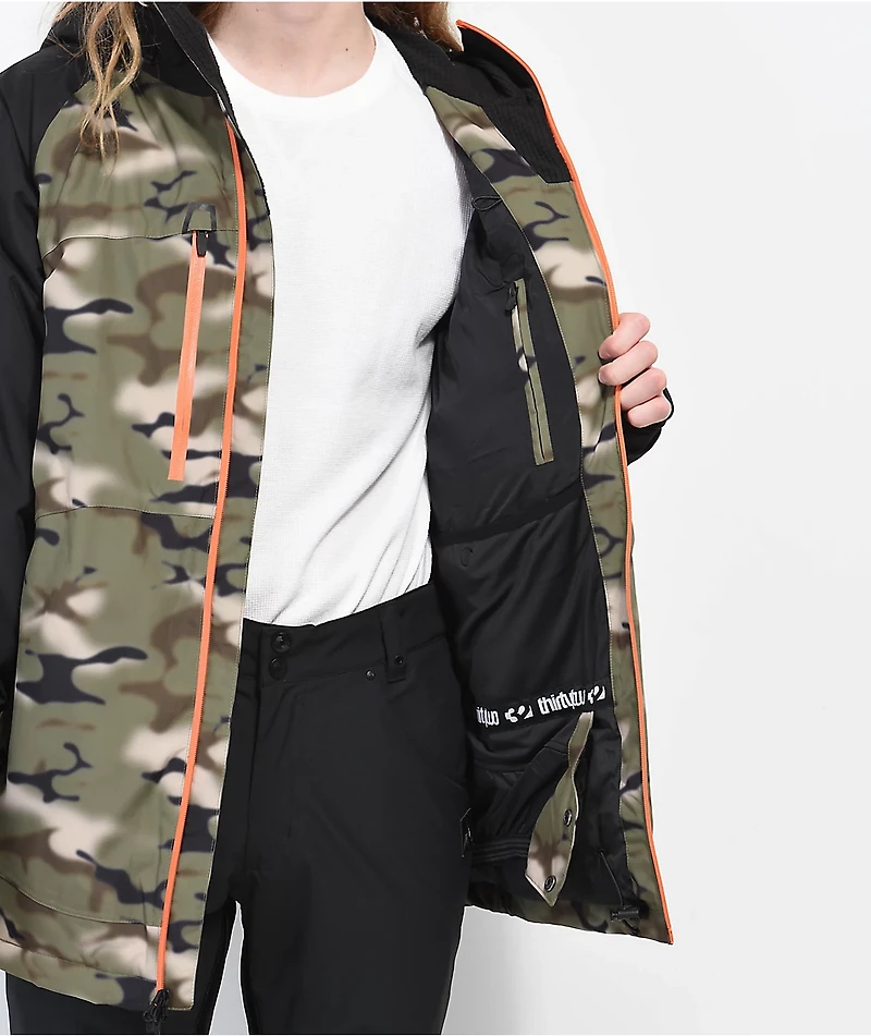 ThirtyTwo Lashed Black Camo 15K Snowboard Jacket