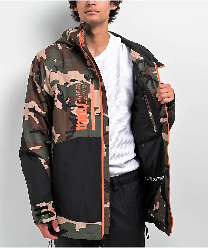 ThirtyTwo Lashed Camo 15K Snowboard Jacket
