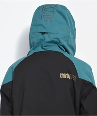 ThirtyTwo Lashed Insulated Green & Black 15K Snowboard Jacket