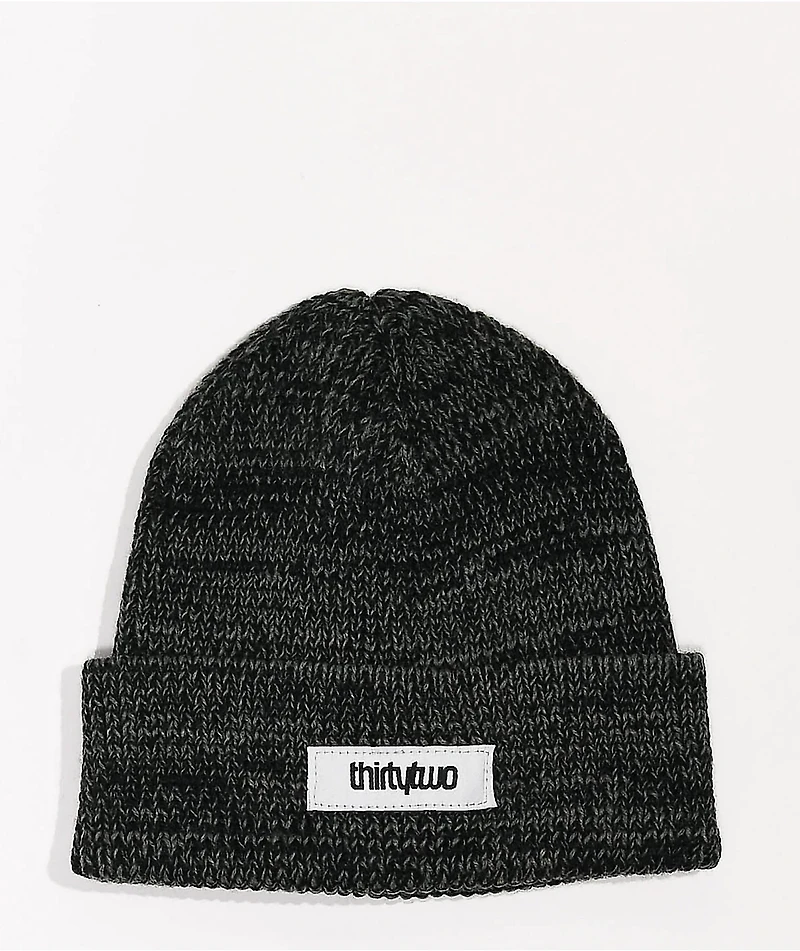 ThirtyTwo Patch Black & Grey Beanie
