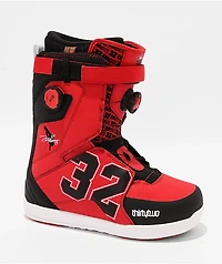 ThirtyTwo Powell Lashed Double BOA® White & Black Snowboard Boots 2026