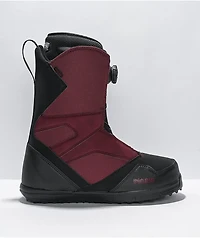 ThirtyTwo STW Burgundy Boa Snowboard Boot 2022