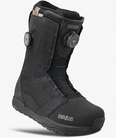 ThirtyTwo STW Double BOA Black Snowboard Boots 2027