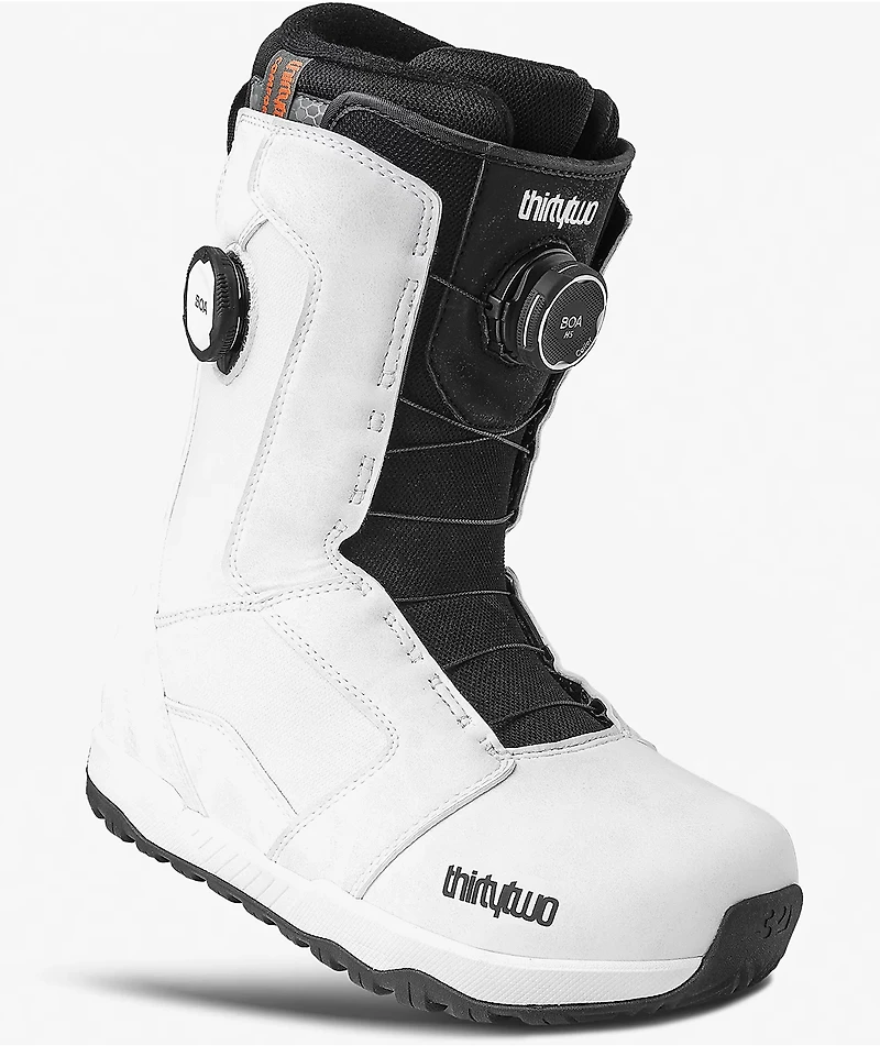 ThirtyTwo STW Double BOA White & Black Snowboard Boots 2027