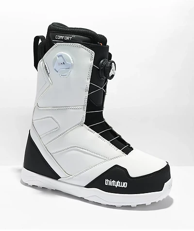 ThirtyTwo STW Double Boa White Snowboard Boots