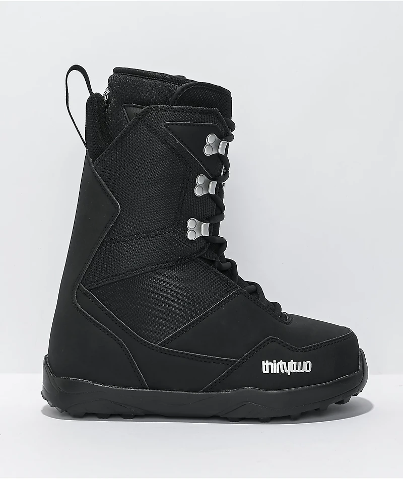 ThirtyTwo Shifty Lace Black & Silver Snowboard Boots 2022