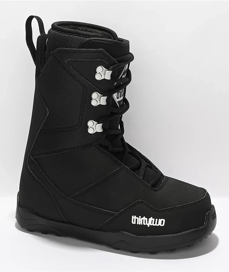 ThirtyTwo Shifty Lace Black & Silver Snowboard Boots 2022