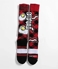 ThirtyTwo Walker Signature Red Merino Snowboard Socks
