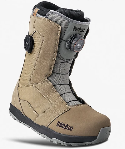 ThirtyTwo Women's STW Double BOA Brown & Grey Snowboard Boots 2027