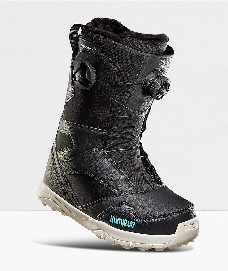 ThirtyTwo Women's STW Double Boa Black Snowboard Boots 2024