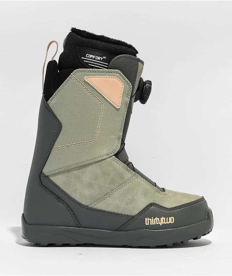 ThirtyTwo Women's Shifty Boa Stone & Black Snowboard Boots 2024