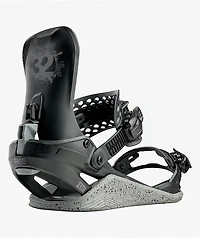 ThirtyTwo x Public Fase® Basin Black & Grey Snowboard Bindings 2027