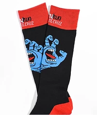 ThirtyTwo x Santa Cruz Black Snowboard Socks