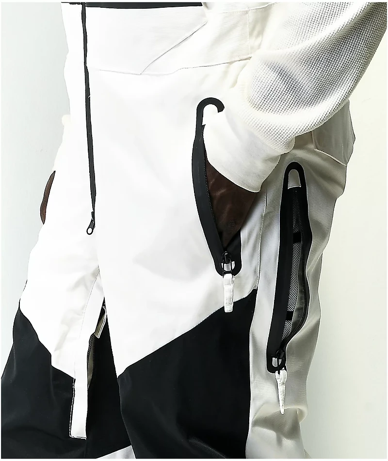 ThirtyTwo x Spring Break Black & White 20K Bib Snowboard Pants