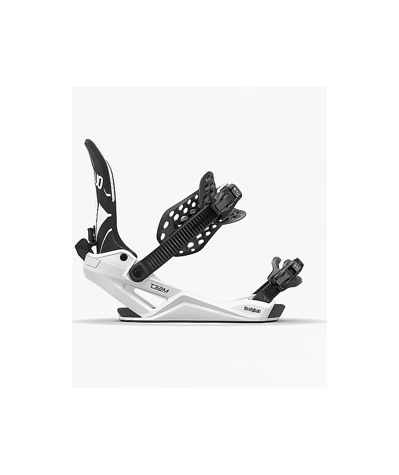 ThirtyTwo x Volcom T32M Fase® White & Black Snowboard Bindings 2026