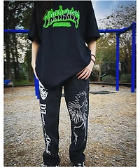Thrasher Airbrush Black T-Shirt
