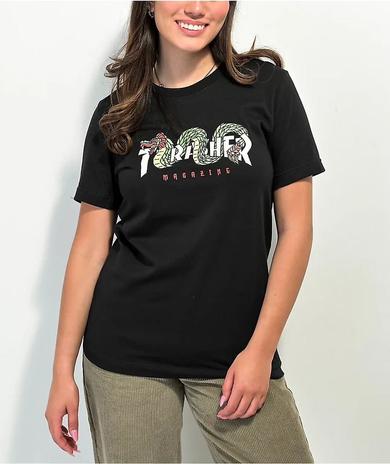 Thrasher Aztec Black T-Shirt