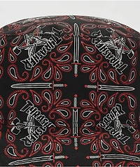 Thrasher Bandana Black & Red Bucket Hat