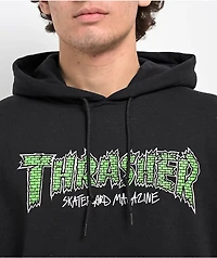 Thrasher Brick Black Hoodie