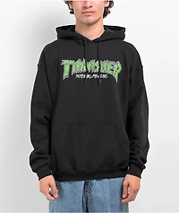 Thrasher Brick Black Hoodie