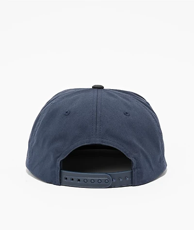 Thrasher Checkered Oval Navy Snapback Hat