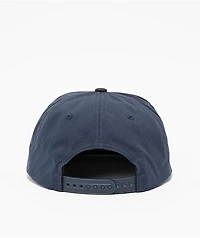 Thrasher Checkered Oval Navy Snapback Hat