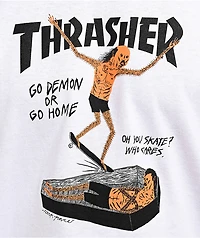 Thrasher Coffin White T-Shirt