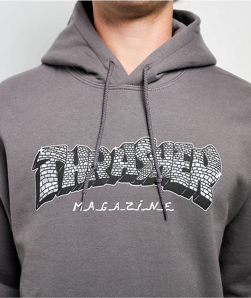 Thrasher Disco Grey Hoodie
