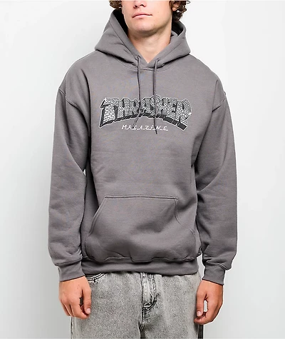 Thrasher Disco Grey Hoodie