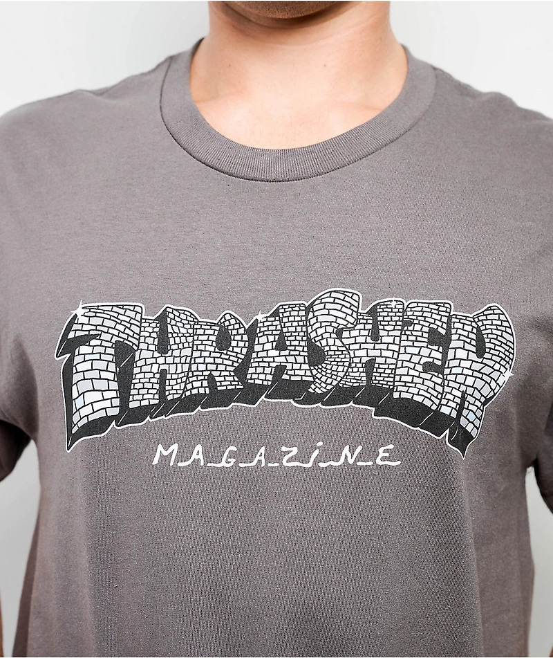 Thrasher Disco Grey T-Shirt