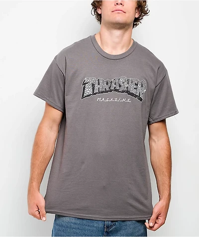 Thrasher Disco Grey T-Shirt