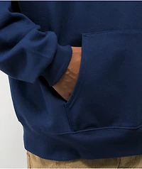 Thrasher Fire Logo Navy Hoodie