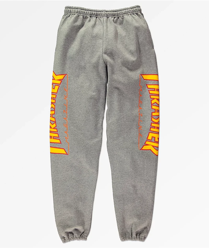 Thrasher Flame Grey Sweatpants