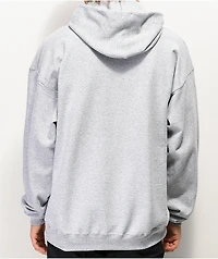 Thrasher Flame Logo Grey Hoodie
