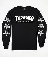Thrasher Goat Black Long Sleeve T-Shirt