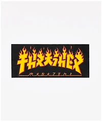 Thrasher Godzilla Flame Sticker