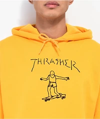 Thrasher Gonz Logo Gold Hoodie