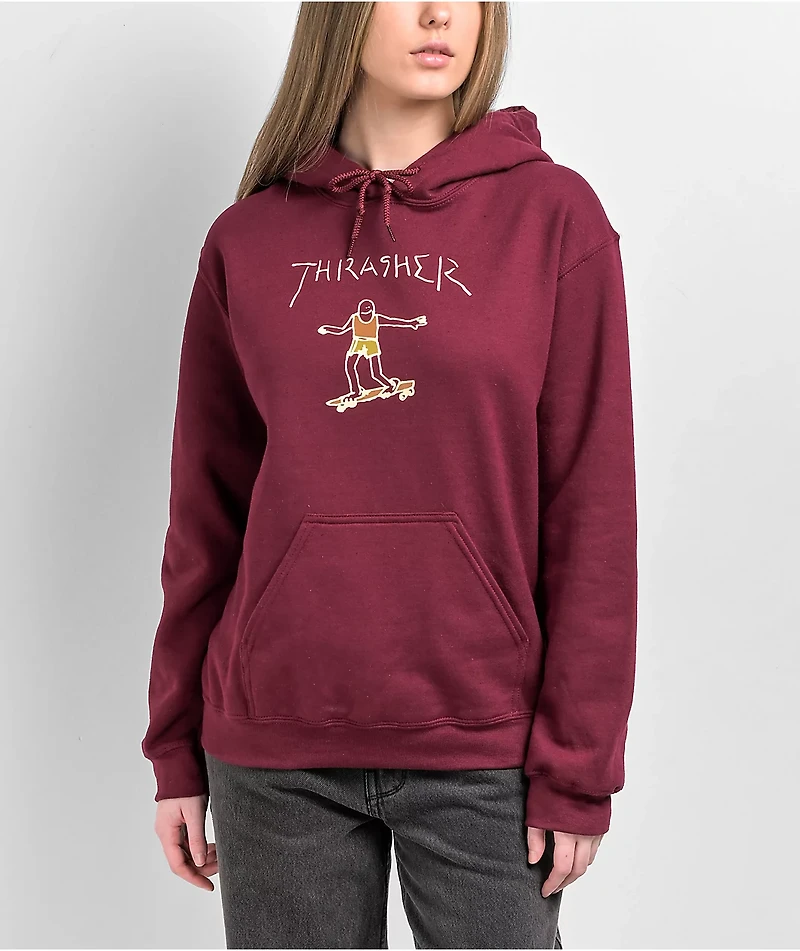 Thrasher Gonz Maroon Hoodie